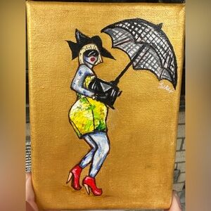 Lady Gaga Fashion Illustration Painting